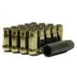 Muteki SR48 Lug Nuts - Chrome Titanium Open Ended Muteki SR48 Lug Nuts - Chrome Titanium Open Ended