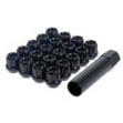 Muteki Lug Nuts - Black (Open Ended) 12x1.25 Muteki Lug Nuts - Black (Open Ended) 12x1.25