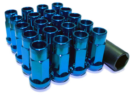 Muteki SR48 Lug Nuts - blue (Open Ended) 12x1.25