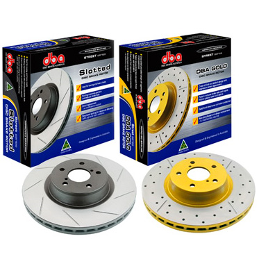 DBA Street 06-07 WRX с насечками и перфорацией зад