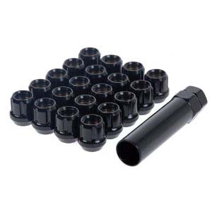 Muteki Lug Nuts - Black (Open Ended) 12x1.25